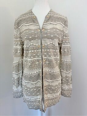 Vintage St. John Wool Blend Cardigan Size Small
